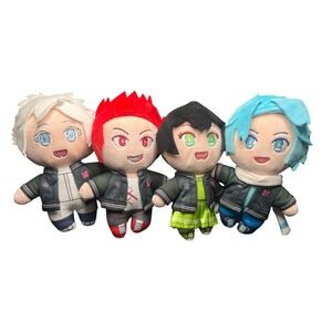 4 Inquisitor Master Squad Study Buddy 7' Plush Anime Dolls Sora Jaxx Luca Jade